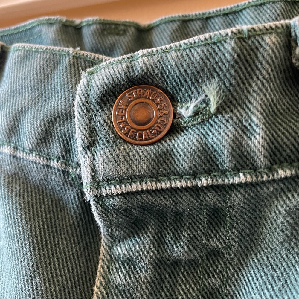 Men’s Green Relaxed Fit Levis 550 Jeans Size 30x34 - Picture 2 of 10